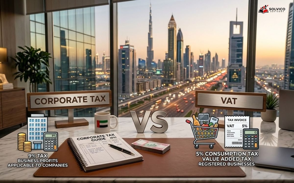 Corporate Tax vs VAT in the UAE